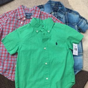 Ralph Lauren Short Sleeved Polo Dress Shirts 3t